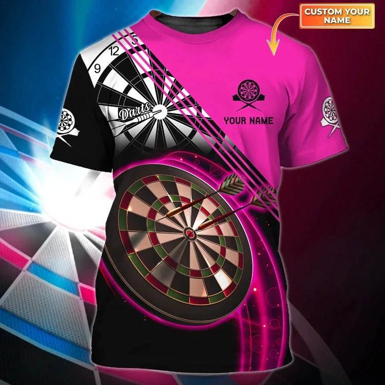 Customized Name Darts T Shirt, Personalized Name Darts T Shirt For Men - Perfect Gift For Darts Lovers, Darts Players - Amzanimalsgift