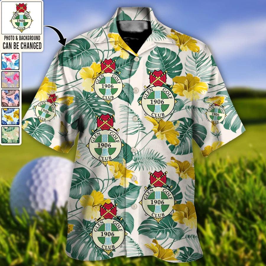 Customized Photo Golf Hawaiian Shirts - Golf Club You Want Tropical Style Personalized Photo Hawaiian Shirt - Perfect Gift For Men, Golfer, Golf Lovers - Amzanimalsgift