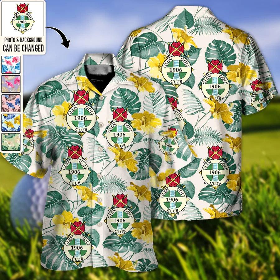 Customized Photo Golf Hawaiian Shirts - Golf Club You Want Tropical Style Personalized Photo Hawaiian Shirt - Perfect Gift For Men, Golfer, Golf Lovers - Amzanimalsgift