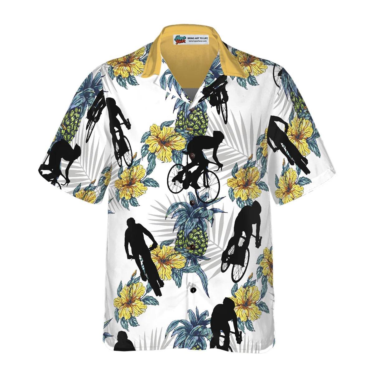 Cycling Ride With Me Custom Hawaiian Shirt, Cycling Hawaiian Shirt, Custom Aloha Shirt - Perfect Gift For Men, Women, Husband, Wife, Friend, Family - Amzanimalsgift