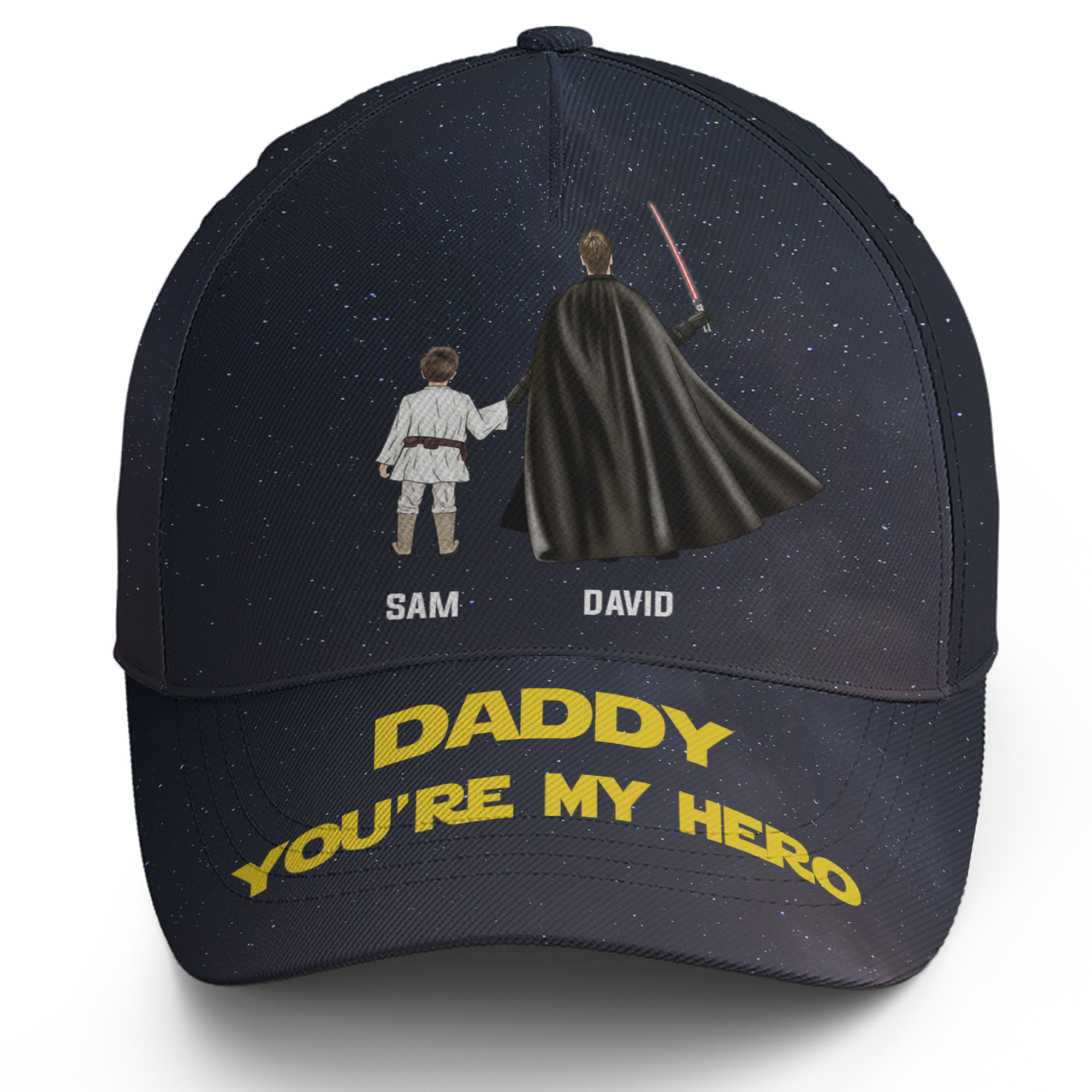 Daddy You're My Hero - Personalized Classic Cap - Gift Hat For Father, Dad, Daddy, Father's Day, Grandpa, Step Dad, Bonus Dad