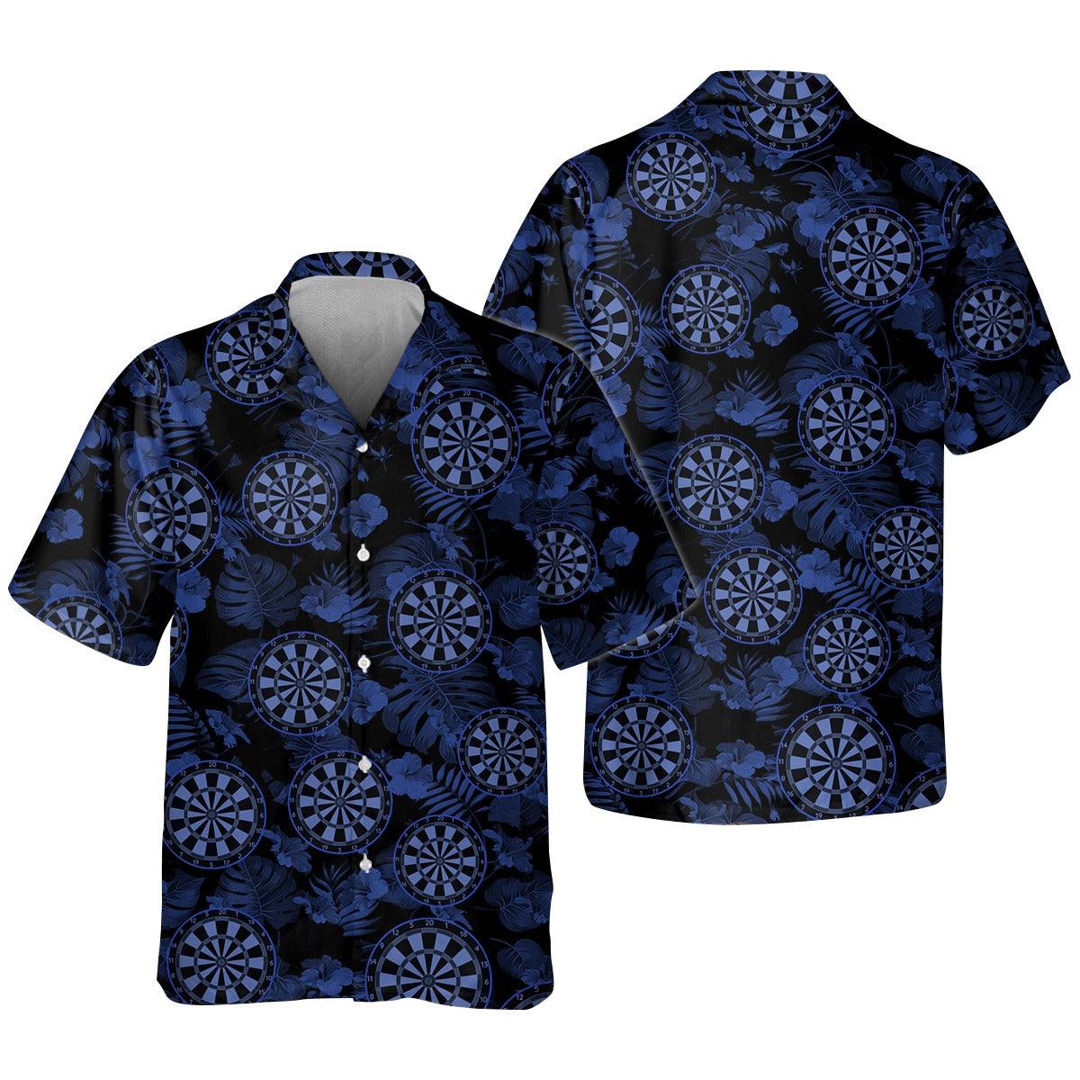 Darts Hawaiian Shirt, Blue Darts Hawaiian Shirts For Team Uniforms - Gift For Darts Lovers, Darts Players Uniforms - Amzanimalsgift