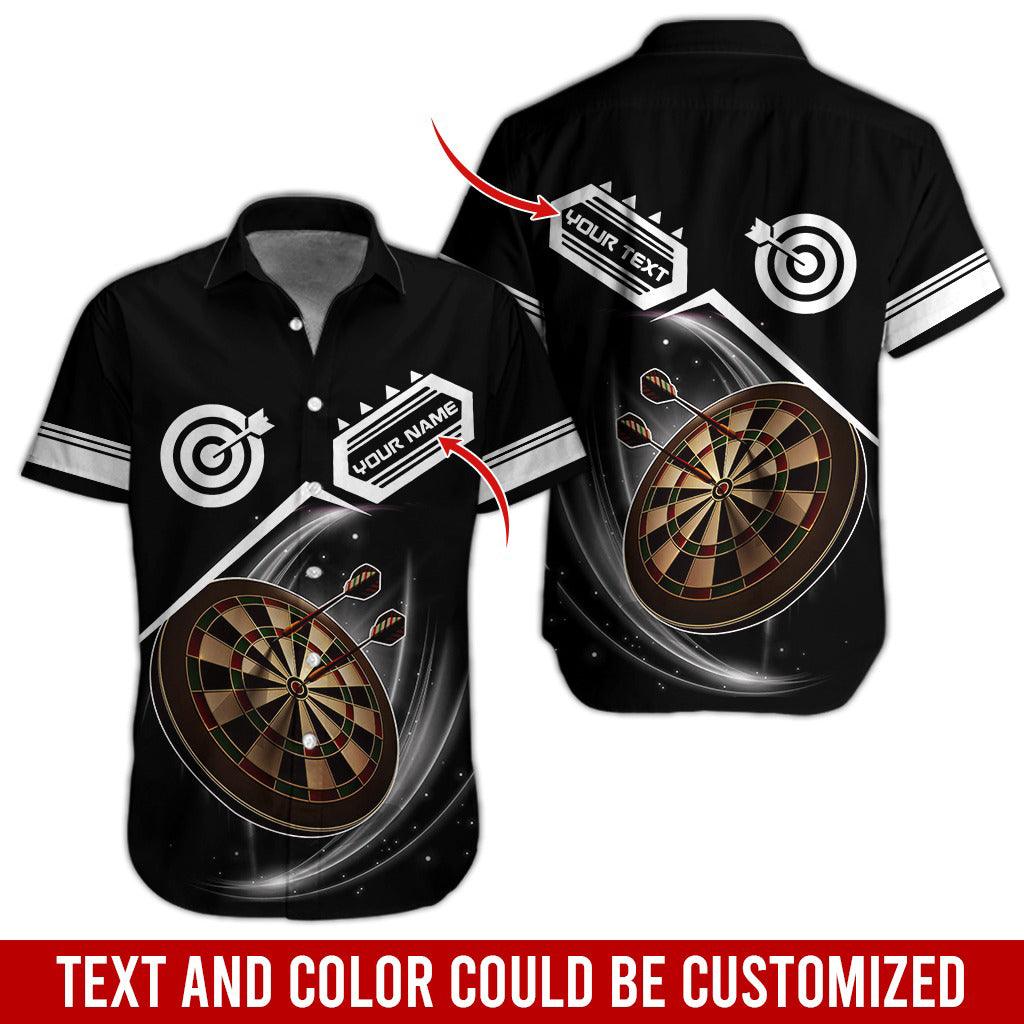 Darts Hawaiian Shirt Custom Name, Darts Team Personalized Aloha Hawaiian Shirts - Gift For Friend, Family - Amzanimalsgift