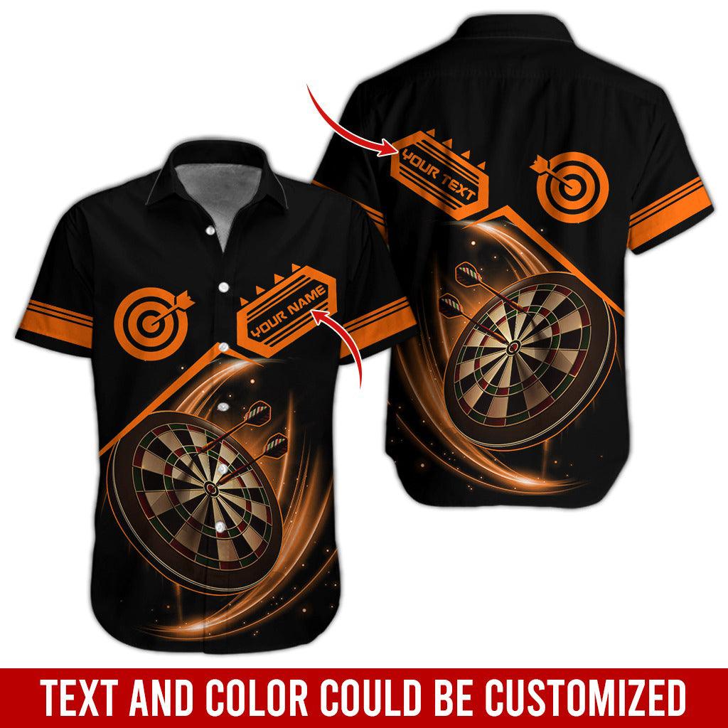 Darts Hawaiian Shirt Custom Name, Darts Team Personalized Aloha Hawaiian Shirts - Gift For Friend, Family - Amzanimalsgift