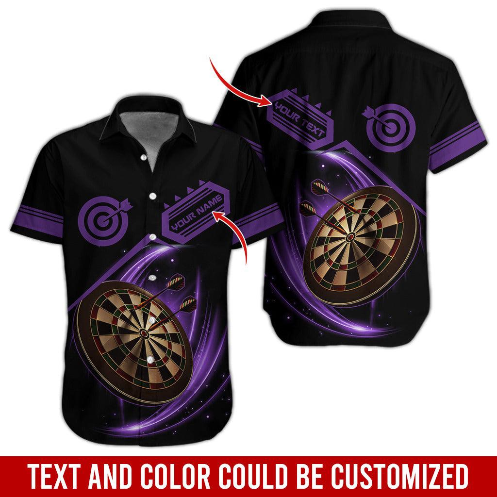 Darts Hawaiian Shirt Custom Name, Darts Team Personalized Aloha Hawaiian Shirts - Gift For Friend, Family - Amzanimalsgift