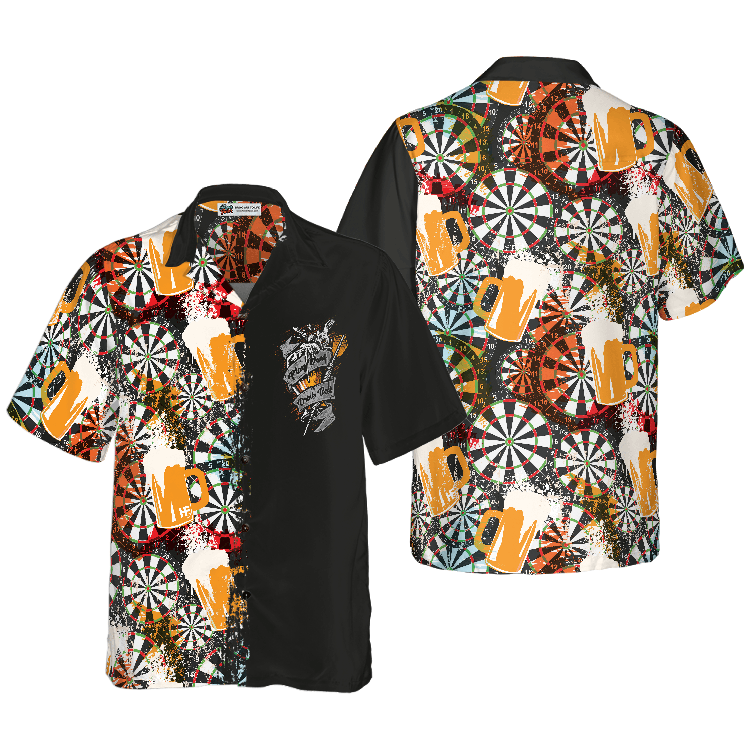 Darts Hawaiian Shirt, Play Darts And Drink Beer Aloha Hawaiian Shirt For Summer, Colorful Hawaiian Shirt For Men Women, Friend, Team, Darts Beer Lovers - Amzanimalsgift