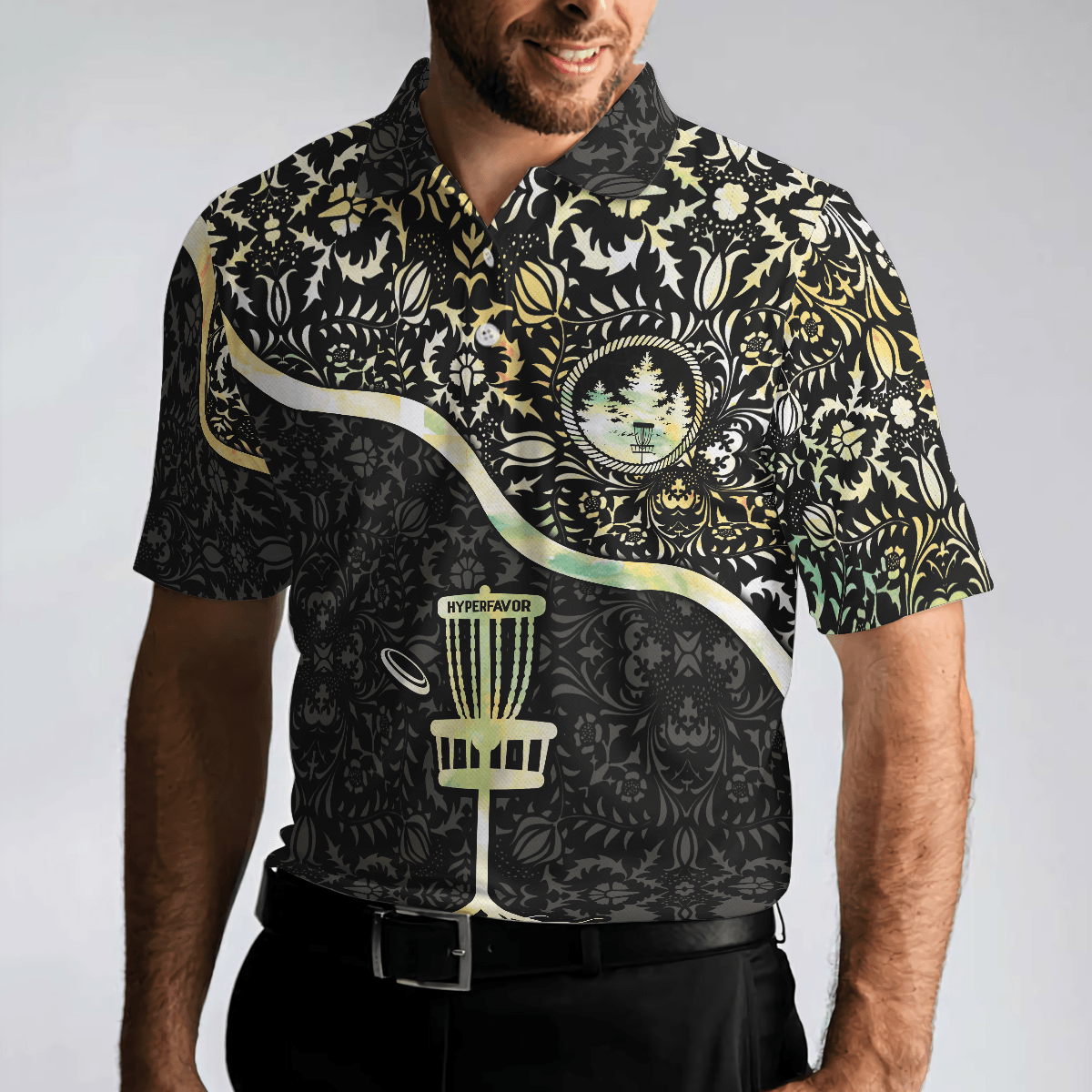 Disc Golf Is My Life Polo Shirt, Cool Disco Golf Shirt For Men, Innova Disc Golf Polo Shirt, Golf Gift For Men, Best Gift Idea For Men Golfers - Amzanimalsgift