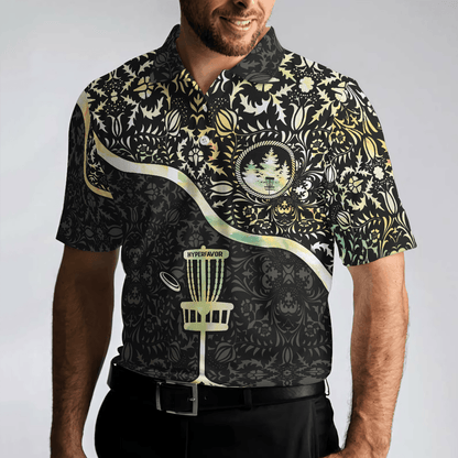 Disc Golf Is My Life Polo Shirt, Cool Disco Golf Shirt For Men, Innova Disc Golf Polo Shirt, Golf Gift For Men, Best Gift Idea For Men Golfers - Amzanimalsgift
