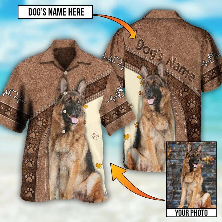 Dog Custom Aloha Hawaii Shirt - Dog Is My Best Friend Custom Photo Personalized Hawaiian Shirt For Summer - Perfect Gift For Dog Lovers, Friend, Family - Amzanimalsgift