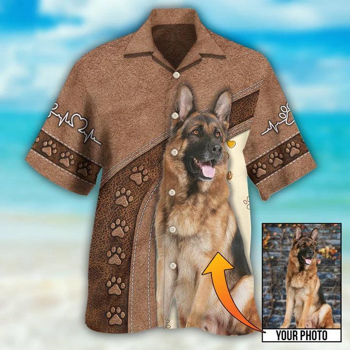 Dog Custom Aloha Hawaii Shirt - Dog Is My Best Friend Custom Photo Personalized Hawaiian Shirt For Summer - Perfect Gift For Dog Lovers, Friend, Family - Amzanimalsgift