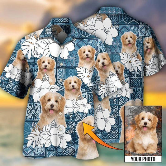 Dog Custom Aloha Hawaii Shirt - Dog Summer Aloha Custom Photo Personalized Hawaiian Shirt For Summer - Perfect Gift For Dog Lovers, Friend, Family - Amzanimalsgift