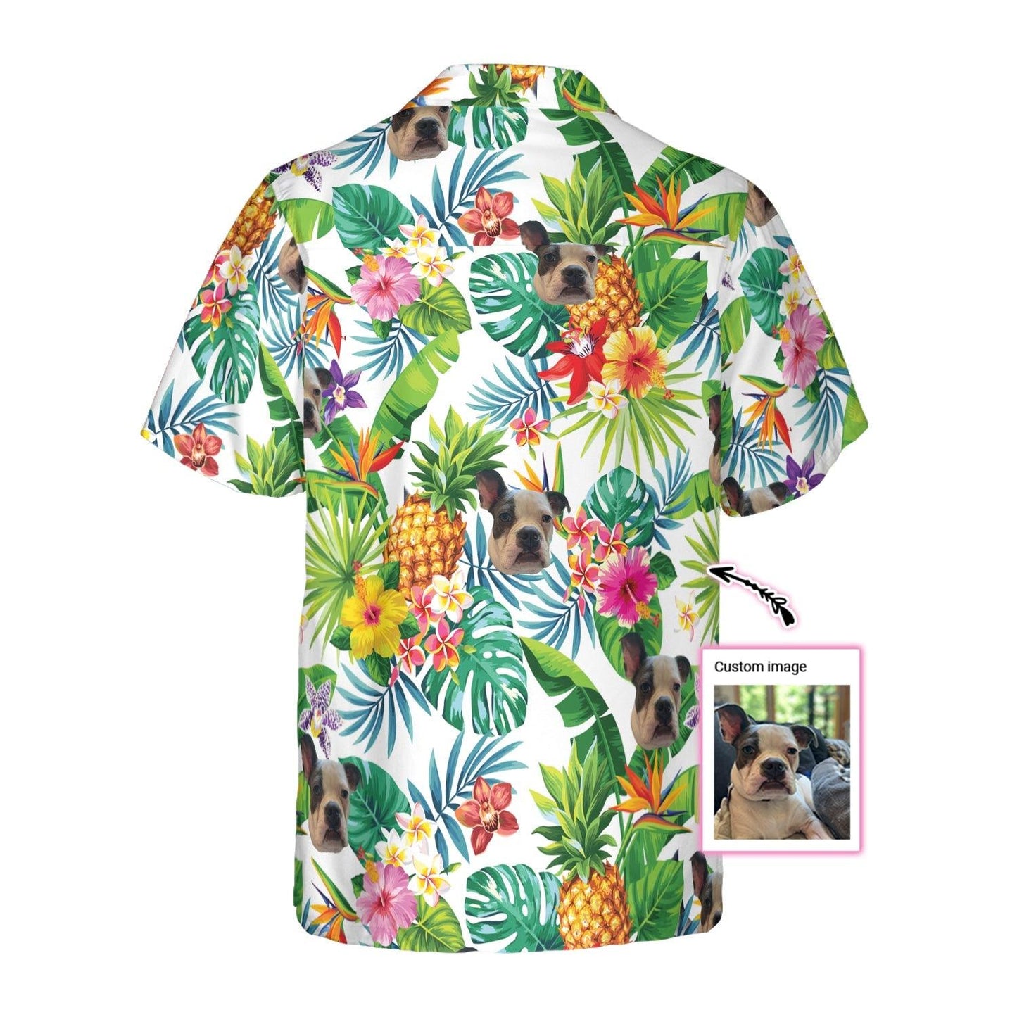 Dog Custom Aloha Hawaiian Shirt For Summer - Tropical Pineapple Personalized Hawaiian Shirt For Men Women, Gift For Dog Lovers, Pet Lovers - Amzanimalsgift