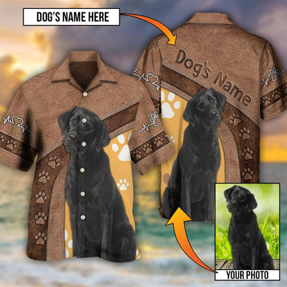 Dog Hawaiian Shirt Custom, Dog Paw Various Style Personalized Hawaiian Shirt, Gift For Men Women, Dog Lovers, Friends, Family - Amzanimalsgift