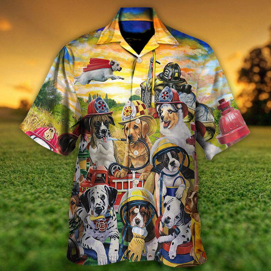 Dog Hawaiian Shirt, Dog Rescue Hero Helpers Aloha Hawaiian Shirt For Summer, Rescued Dog Is My Favorite Breed Hawaiian Shirt For Dog Lovers, Family - Amzanimalsgift