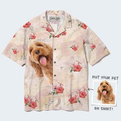Dogs Custom Aloha Hawaii Shirt - Custom Photo Pet Personalized Hawaiian Shirt For Summer - Perfect Gift For Dog Lovers, Friend, Family - Amzanimalsgift