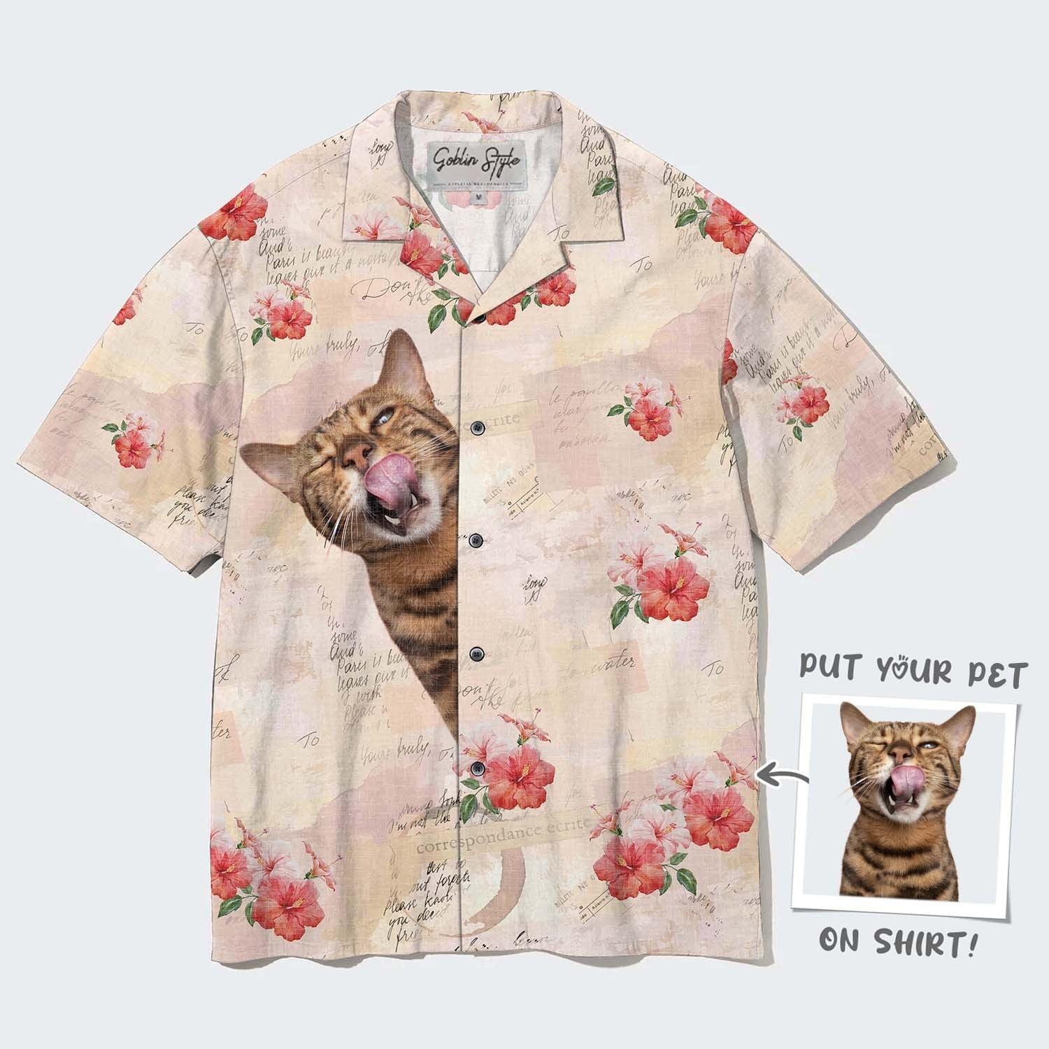 Dogs Custom Aloha Hawaii Shirt - Custom Photo Pet Personalized Hawaiian Shirt For Summer - Perfect Gift For Dog Lovers, Friend, Family - Amzanimalsgift