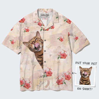 Dogs Custom Aloha Hawaii Shirt - Custom Photo Pet Personalized Hawaiian Shirt For Summer - Perfect Gift For Dog Lovers, Friend, Family - Amzanimalsgift