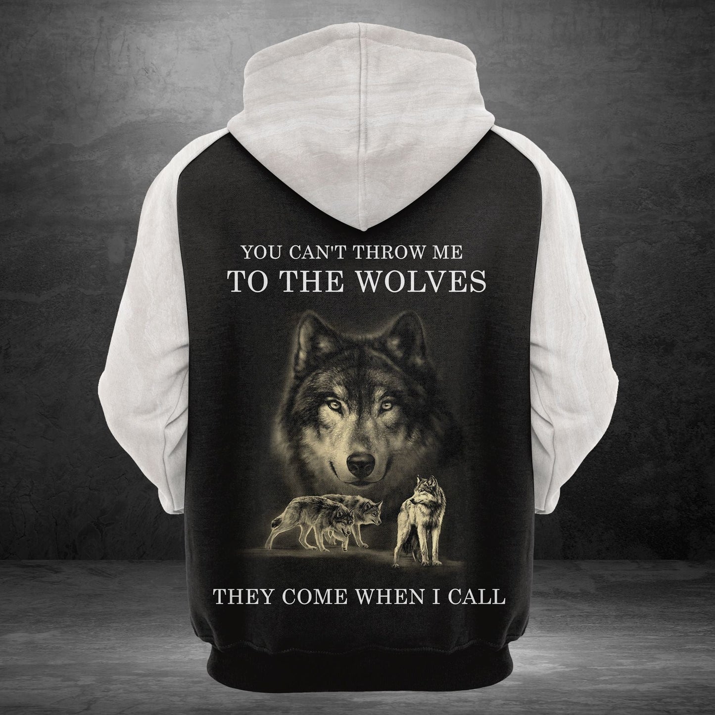 Wolves They Come When I Call Pullover Premium Hoodie, Perfect Outfit For Men And Women On Christmas New Year Autumn Winter