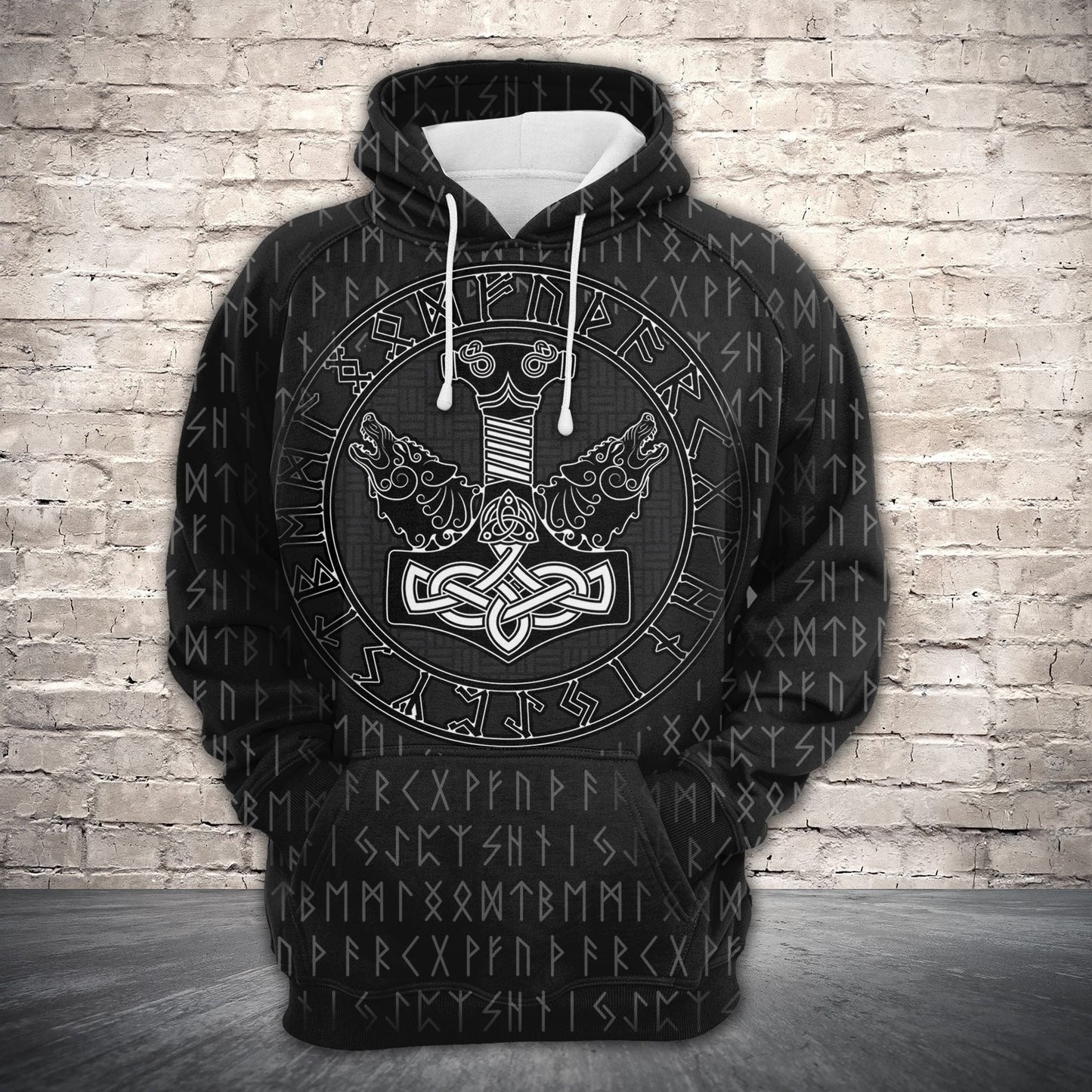 Thor's Hammer Mjollnir Pullover Premium Hoodie, Perfect Outfit For Men And Women On Christmas New Year Autumn Winter