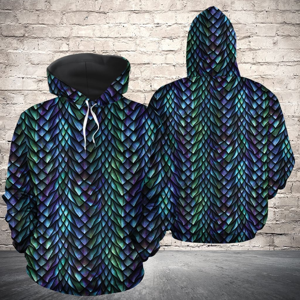 Turquoise Dragon Pullover Premium Hoodie, Perfect Outfit For Men And Women On Christmas New Year Autumn Winter