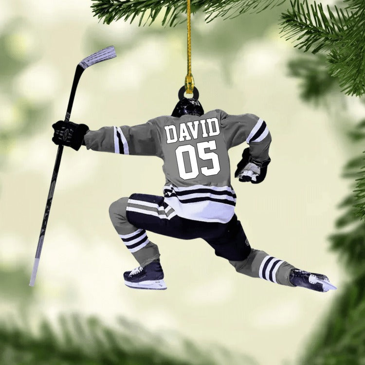 Sticker for Sale avec l'œuvre « Joueur de hockey - Cadeaux pour homme -  Anniversaire - Noël - Secret Santa - Fête des pères - » de l'artiste  Chrysclubshop