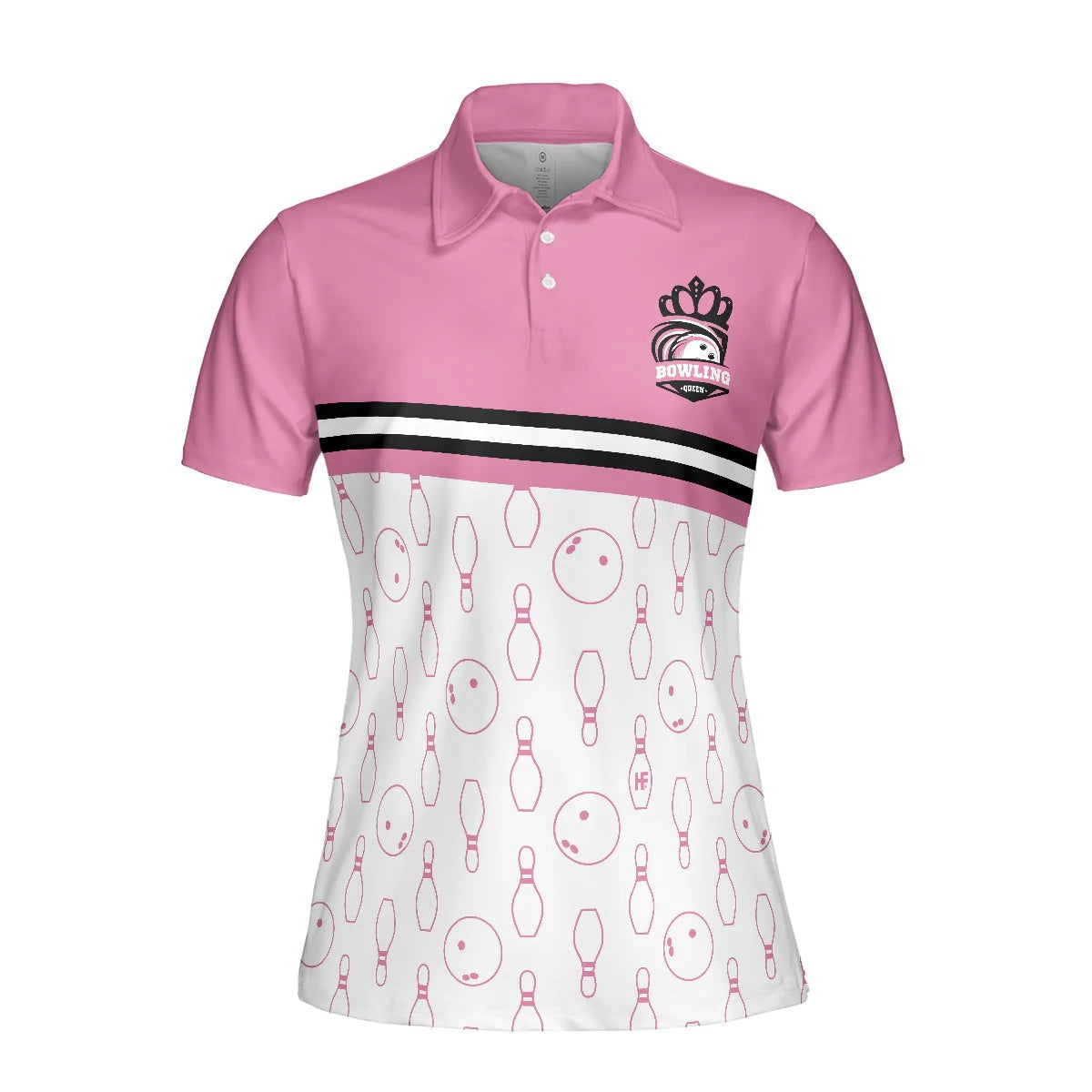 Bowling Women Polo Shirt - Pink Bowling Ball Polo Shirt, I'm A Classy Sassy Bowling Girl Bowling Polo Shirt - Gift For Wife, Family, Bowling Lovers