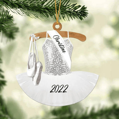 Ballet Dance Dress Christmas Ornament - Great Gift Idea For Ballet Lovers