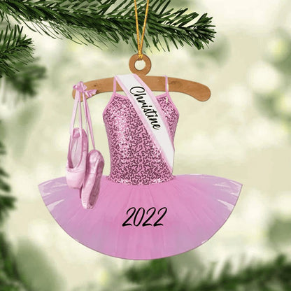 Ballet Dance Dress Christmas Ornament - Great Gift Idea For Ballet Lovers
