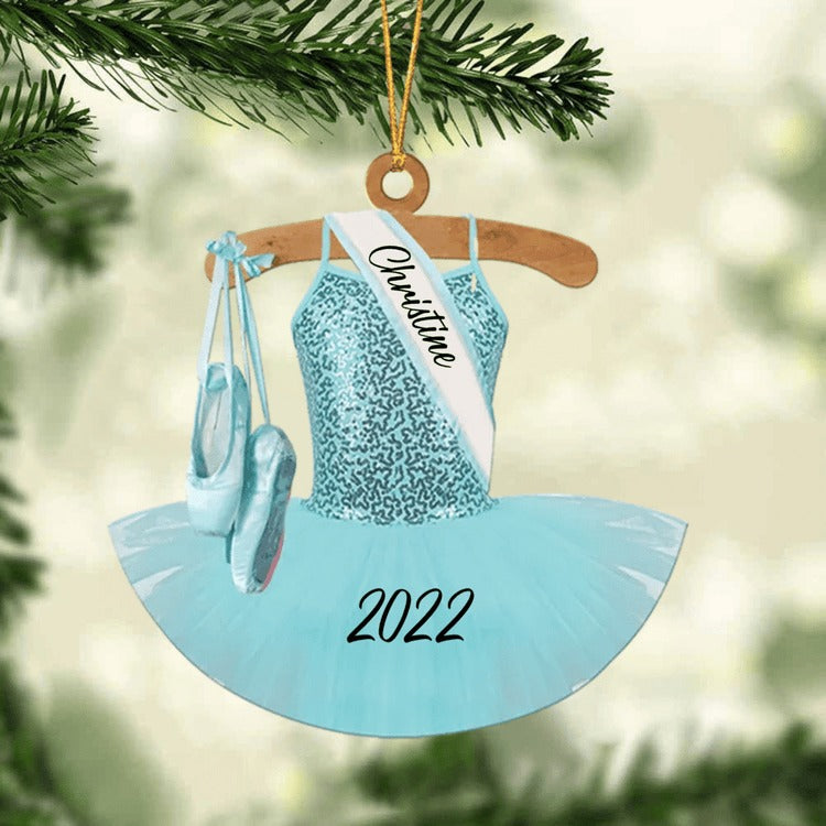 Ballet Dance Dress Christmas Ornament - Great Gift Idea For Ballet Lovers