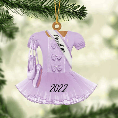 Ballet Dance Dress Christmas Ornament - Great Gift Idea For Ballet Lovers