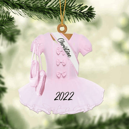 Ballet Dance Dress Christmas Ornament - Great Gift Idea For Ballet Lovers