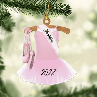 Ballet Dance Dress Christmas Ornament - Great Gift Idea For Ballet Lovers