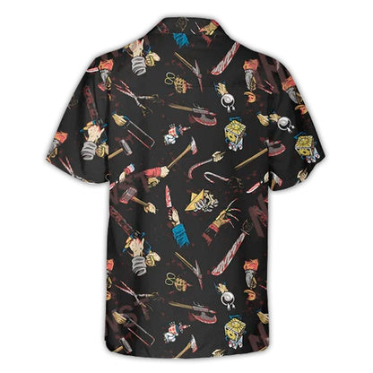Halloween Hawaiian Shirt, Halloween The Killers Tropical Style Aloha Shirt For Men & Women - Halloween Gift For Members Family, Friends