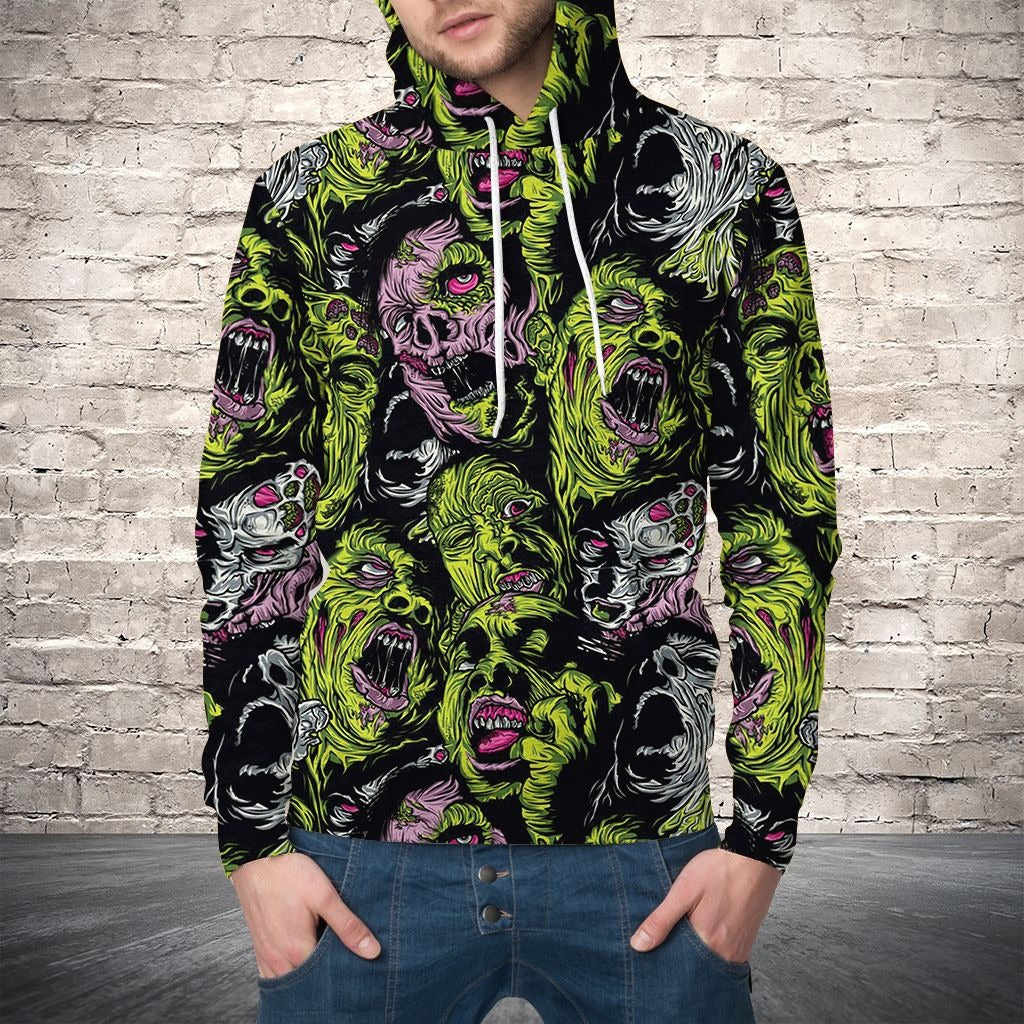Zombie Costume Pullover Premium Hoodie, Perfect Outfit For Men And Women On Christmas New Year Autumn Winter