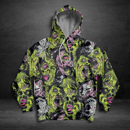 Zombie Costume Pullover Premium Hoodie, Perfect Outfit For Men And Women On Christmas New Year Autumn Winter