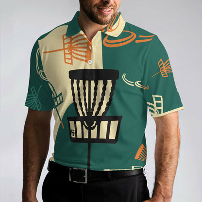 Disc Golf Men Polo Shirt - I Love Disc Golf Shirt For Men Polo Shirt, Prodigy Disc Golf Shirt For Male Disc Golfers - Personalized Gift For Golf Lover, Men