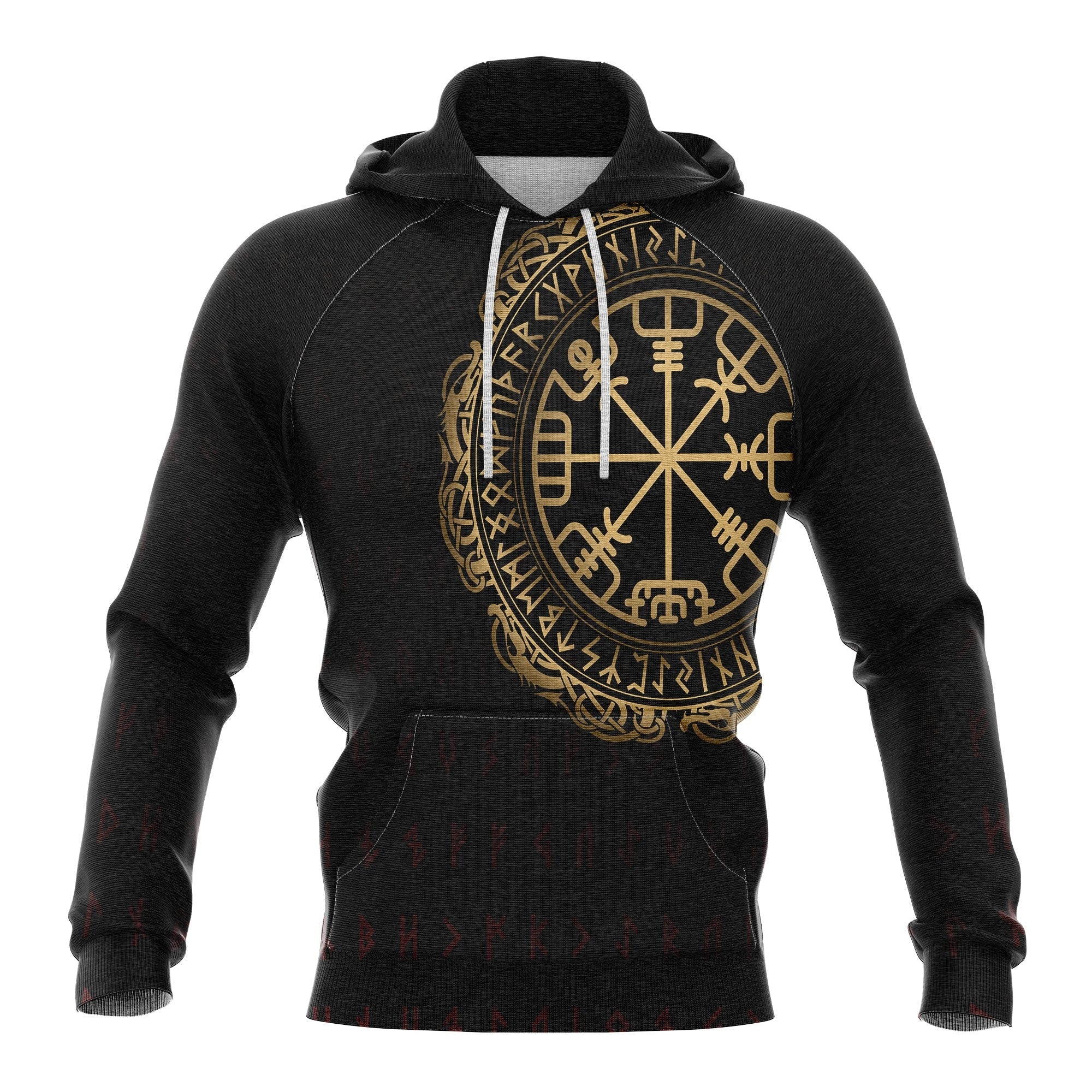 Viking Vegvisir Pullover Premium Hoodie, Perfect Outfit For Men And Women On Christmas New Year Autumn Winter