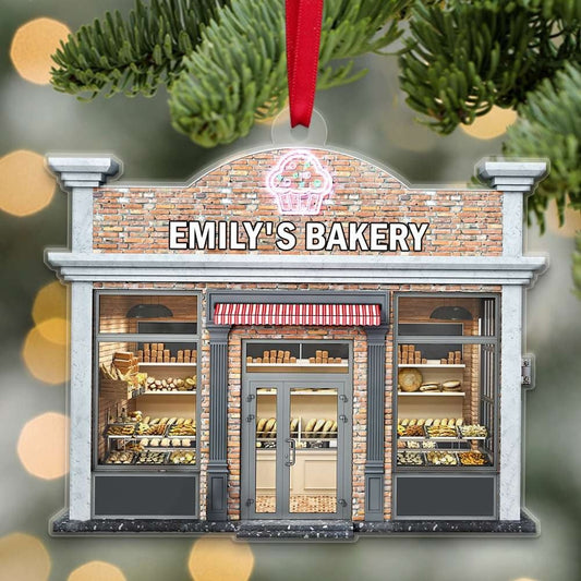 Baking Bakery Ornament Personalized Flat Acrylic Ornament - Gift For Baker Friends