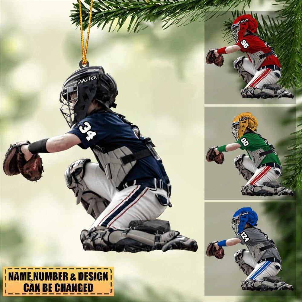 Personalized Beginner Baseball Players, Gift For Baseball Lovers, Baseball Players - Best Custom Shape Ornament Christmas