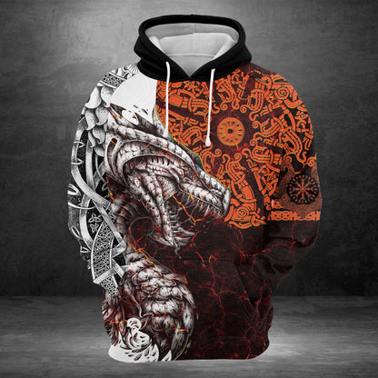 Tattoo Dragon Pullover Premium Hoodie, Perfect Outfit For Men And Women On Christmas New Year Autumn Winter