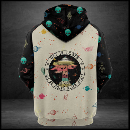 UFO Vintage Pullover Premium Hoodie, Perfect Outfit For Men And Women On Christmas New Year Autumn Winter