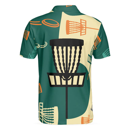 Disc Golf Men Polo Shirt - I Love Disc Golf Shirt For Men Polo Shirt, Prodigy Disc Golf Shirt For Male Disc Golfers - Personalized Gift For Golf Lover, Men