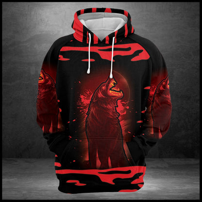 Wolf Monster Pullover Premium Hoodie, Perfect Outfit For Men And Women On Christmas New Year Autumn Winter