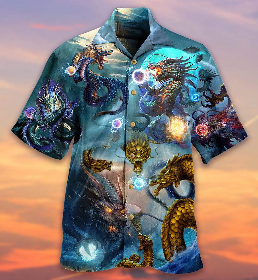 Dragon Aloha Hawaiian Shirt For Summer, Dragon Ball Love Life So Cool Style Hawaiian Shirts Outfit For Men Women, Dragon Lovers - Amzanimalsgift