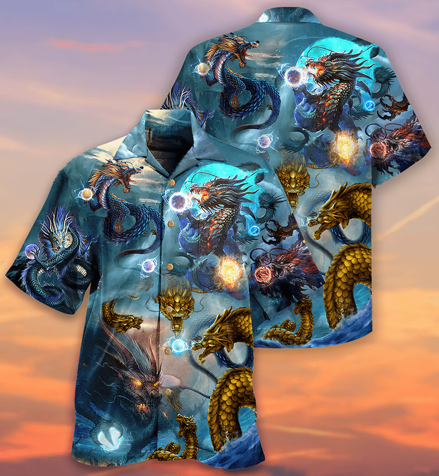 Dragon Aloha Hawaiian Shirt For Summer, Dragon Ball Love Life So Cool Style Hawaiian Shirts Outfit For Men Women, Dragon Lovers - Amzanimalsgift