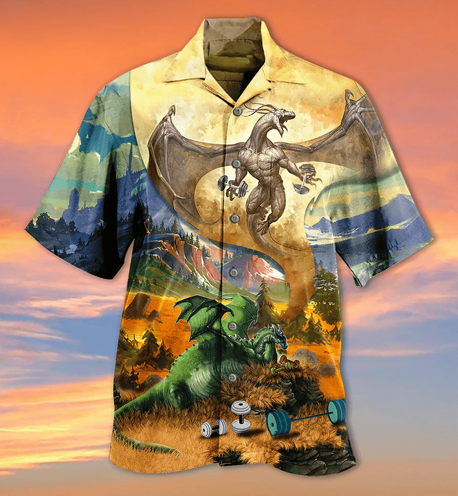 Dragon Aloha Hawaiian Shirt For Summer, Dragon Gymer Love Life So Cool Hawaiian Shirts Outfit For Men Women, Dragon Lovers - Amzanimalsgift