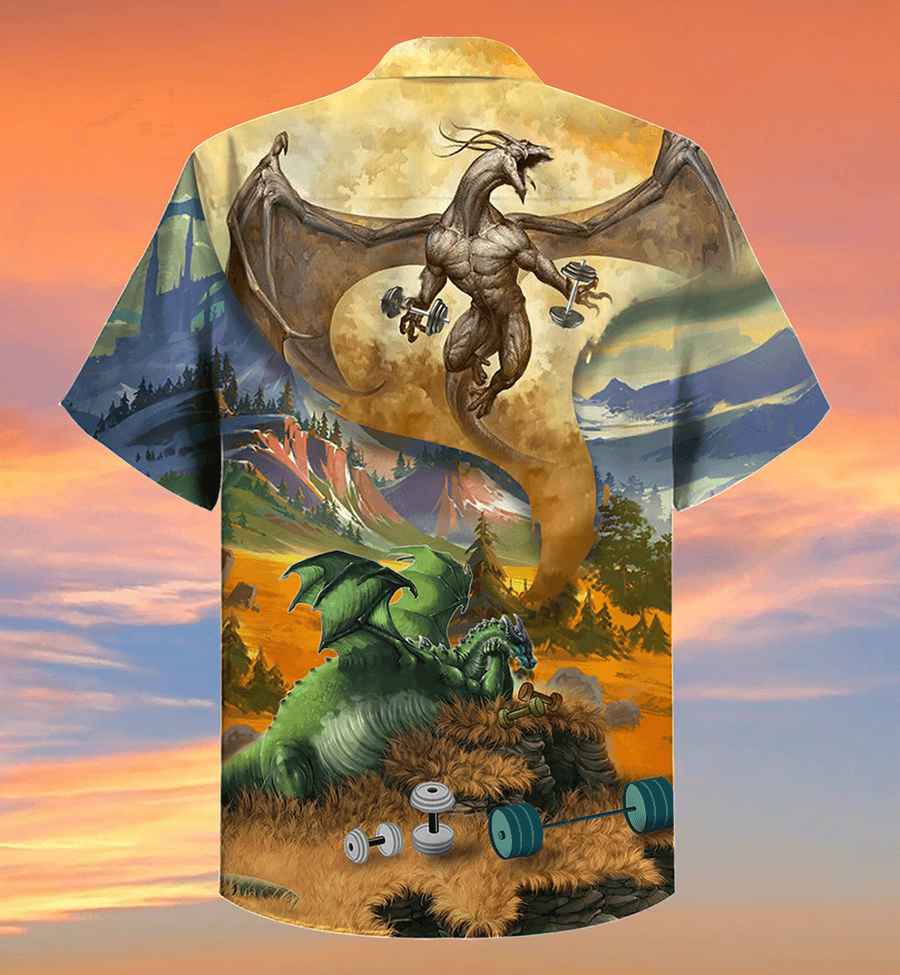 Dragon Aloha Hawaiian Shirt For Summer, Dragon Gymer Love Life So Cool Hawaiian Shirts Outfit For Men Women, Dragon Lovers - Amzanimalsgift