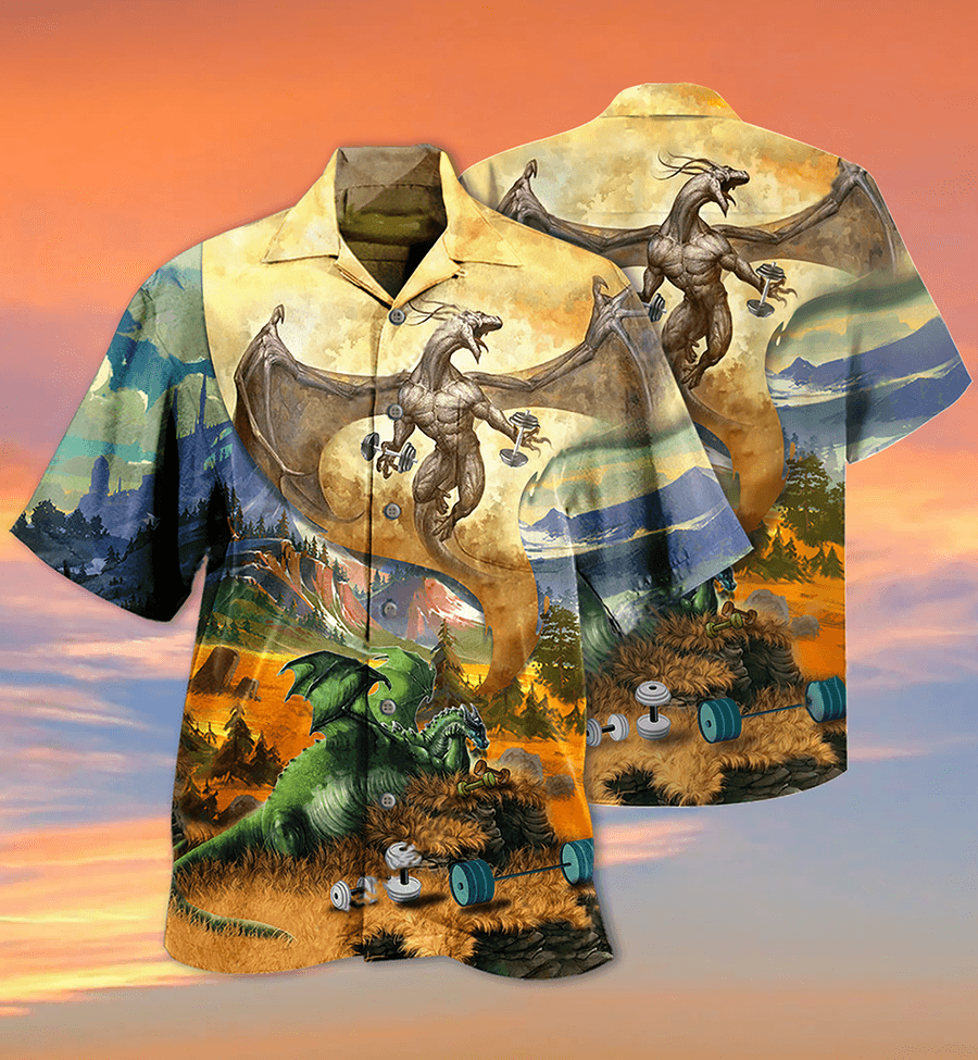 Dragon Aloha Hawaiian Shirt For Summer, Dragon Gymer Love Life So Cool Hawaiian Shirts Outfit For Men Women, Dragon Lovers - Amzanimalsgift