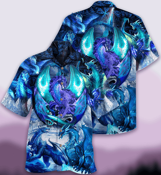 Dragon Aloha Hawaiian Shirt For Summer, Dragon Love Life Amazing Color Hawaiian Shirts Outfit For Men Women, Dragon Lovers - Amzanimalsgift