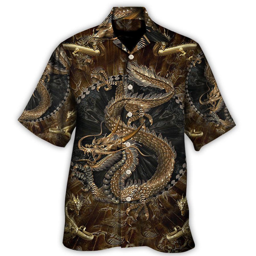 Dragon Aloha Hawaiian Shirt For Summer, Dragon Love Life Colorful Hawaiian Shirts Outfit For Men Women, Dragon Lovers - Amzanimalsgift